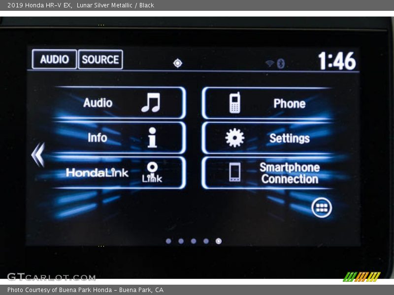 Lunar Silver Metallic / Black 2019 Honda HR-V EX