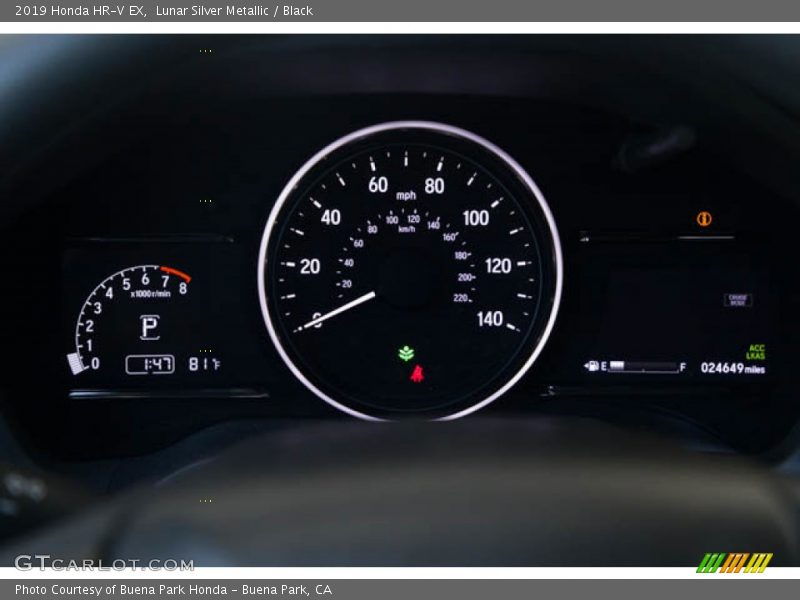 Lunar Silver Metallic / Black 2019 Honda HR-V EX
