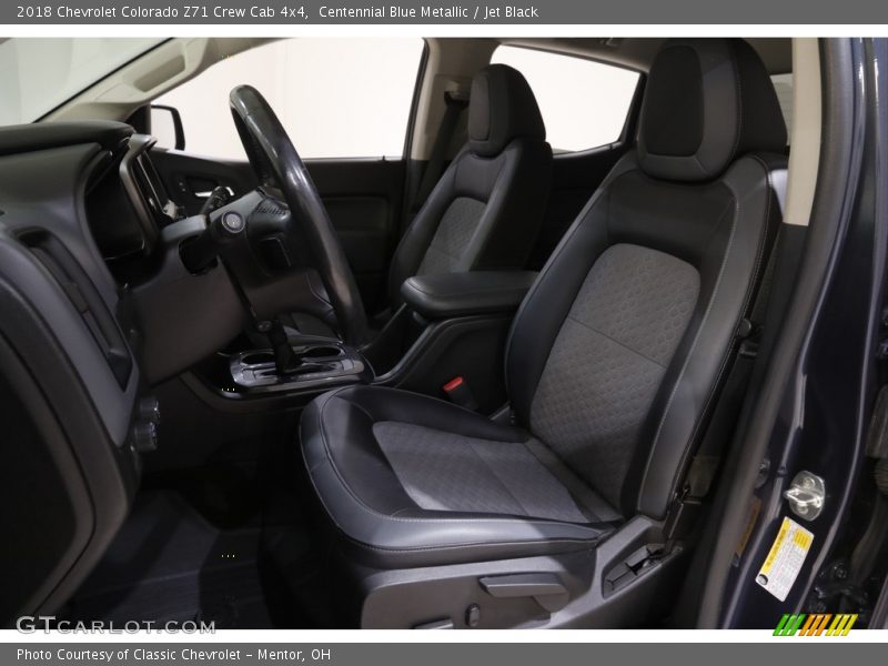 Centennial Blue Metallic / Jet Black 2018 Chevrolet Colorado Z71 Crew Cab 4x4
