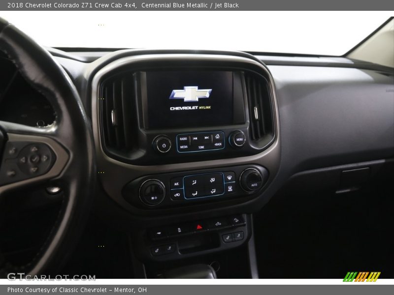 Centennial Blue Metallic / Jet Black 2018 Chevrolet Colorado Z71 Crew Cab 4x4