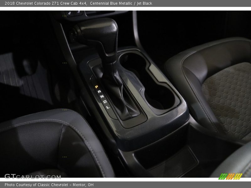 Centennial Blue Metallic / Jet Black 2018 Chevrolet Colorado Z71 Crew Cab 4x4