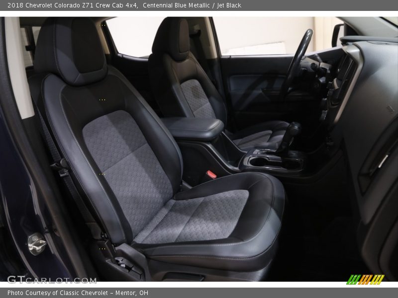 Centennial Blue Metallic / Jet Black 2018 Chevrolet Colorado Z71 Crew Cab 4x4