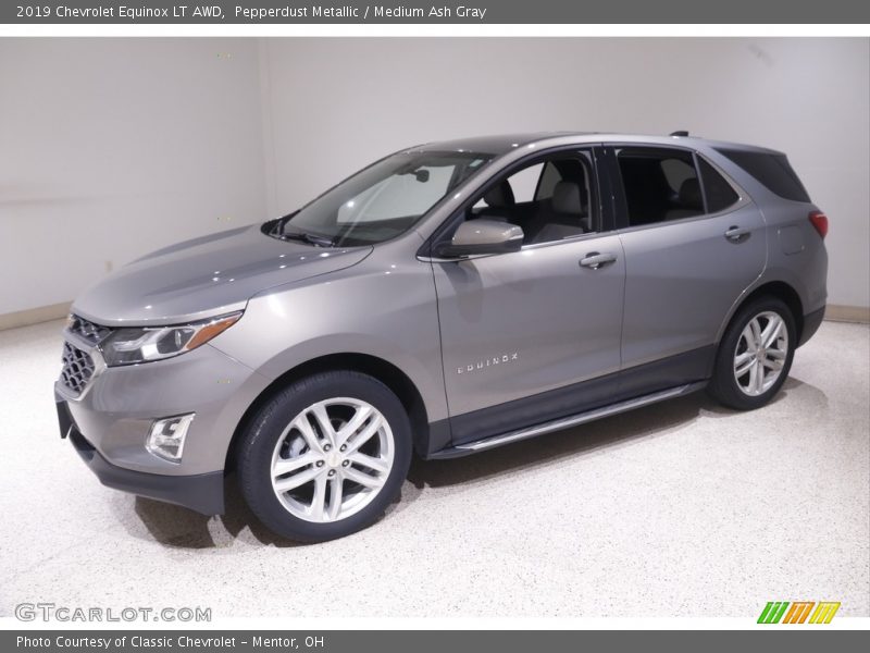 Pepperdust Metallic / Medium Ash Gray 2019 Chevrolet Equinox LT AWD