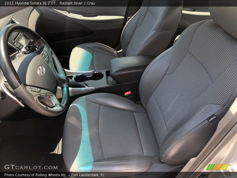 Radiant Silver / Gray 2012 Hyundai Sonata SE 2.0T