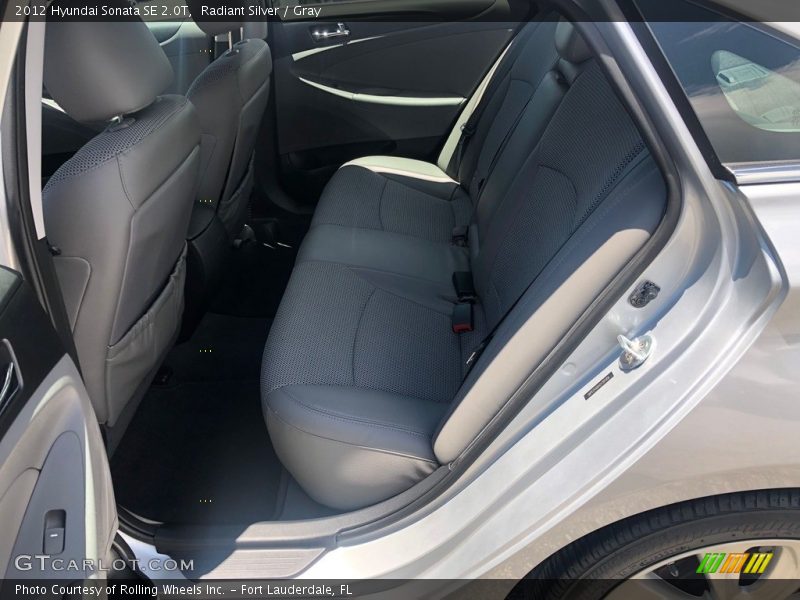 Radiant Silver / Gray 2012 Hyundai Sonata SE 2.0T