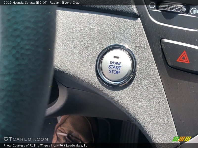 Radiant Silver / Gray 2012 Hyundai Sonata SE 2.0T