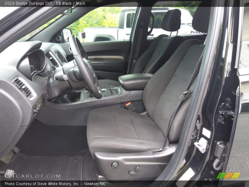 Front Seat of 2020 Durango SXT