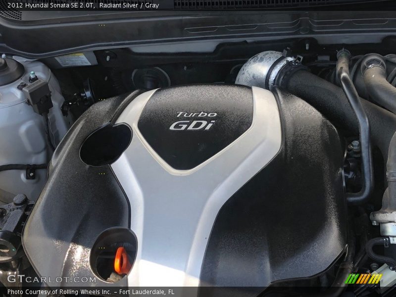 Radiant Silver / Gray 2012 Hyundai Sonata SE 2.0T