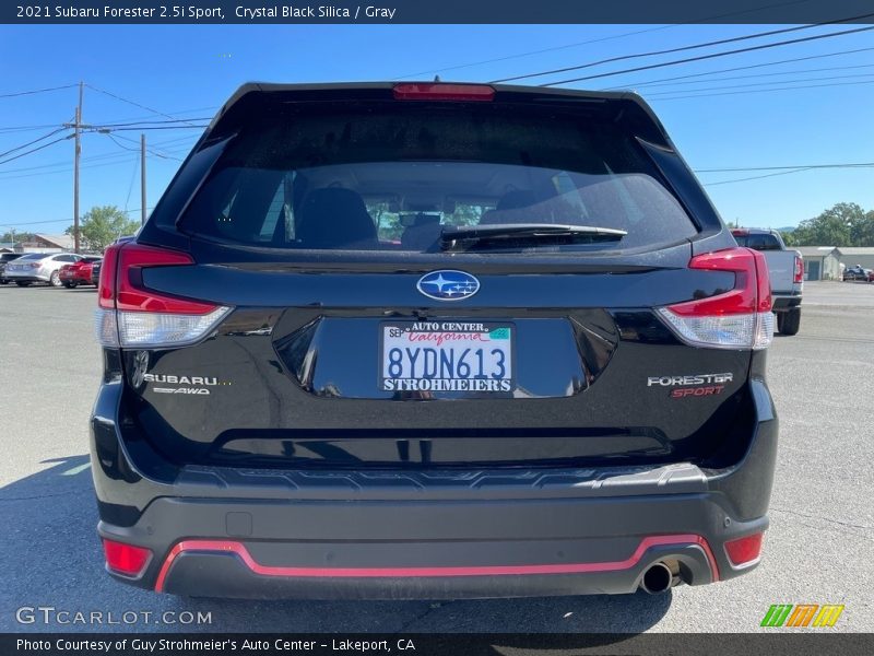 Crystal Black Silica / Gray 2021 Subaru Forester 2.5i Sport