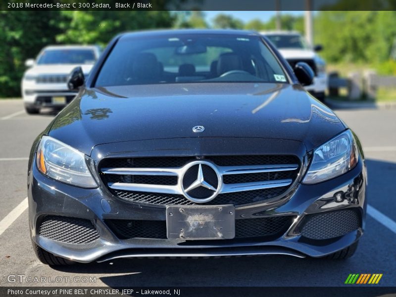 Black / Black 2018 Mercedes-Benz C 300 Sedan