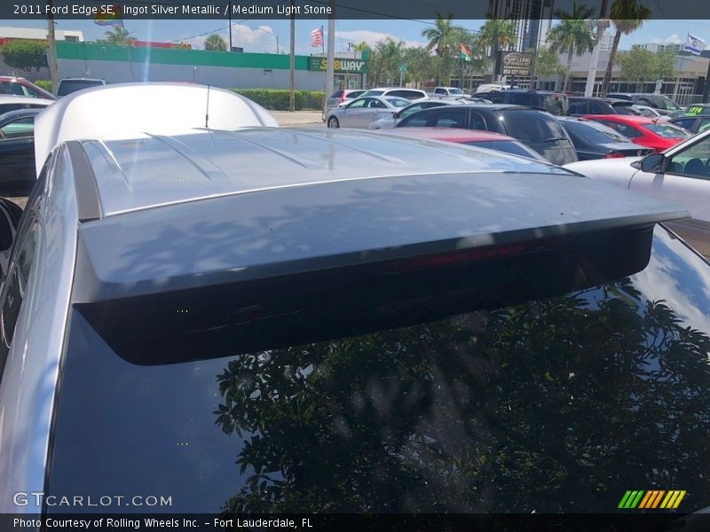 Ingot Silver Metallic / Medium Light Stone 2011 Ford Edge SE