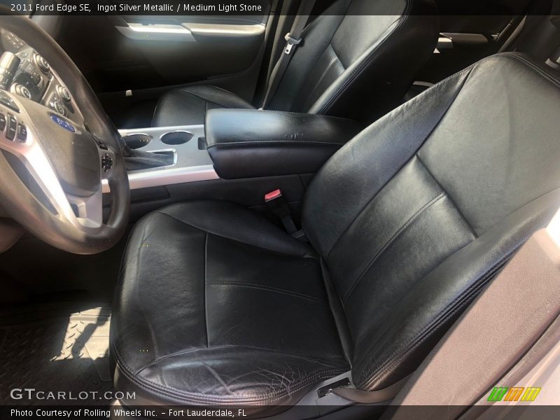 Ingot Silver Metallic / Medium Light Stone 2011 Ford Edge SE
