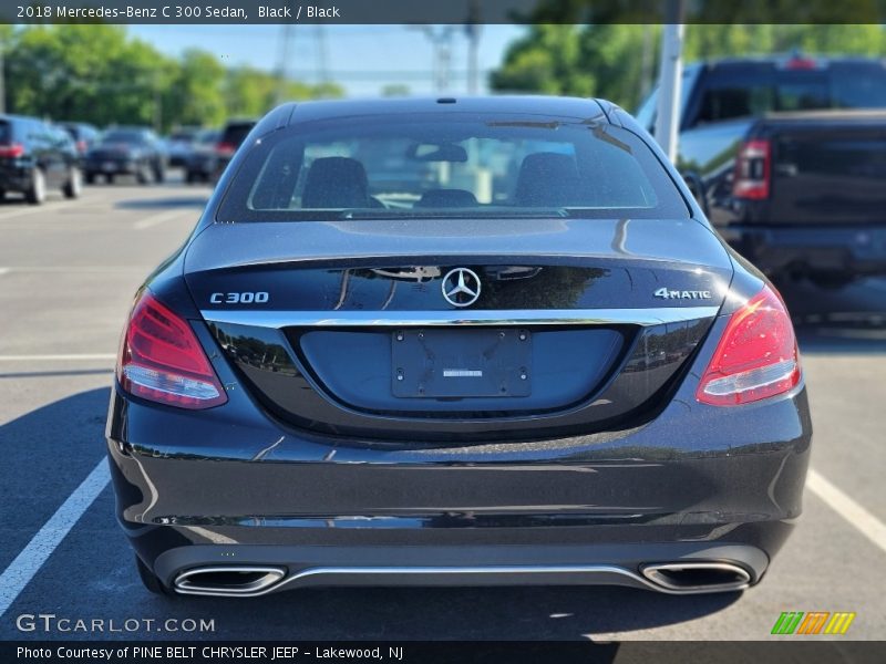 Black / Black 2018 Mercedes-Benz C 300 Sedan