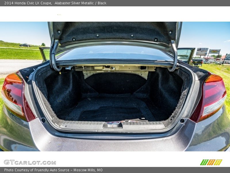 Alabaster Silver Metallic / Black 2014 Honda Civic LX Coupe