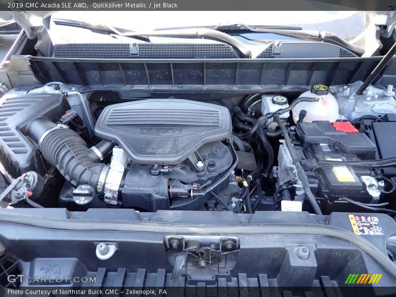 Quicksilver Metallic / Jet Black 2019 GMC Acadia SLE AWD
