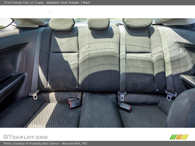 Alabaster Silver Metallic / Black 2014 Honda Civic LX Coupe