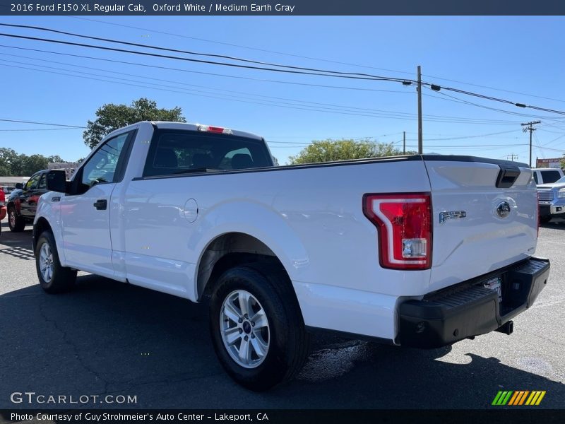 Oxford White / Medium Earth Gray 2016 Ford F150 XL Regular Cab