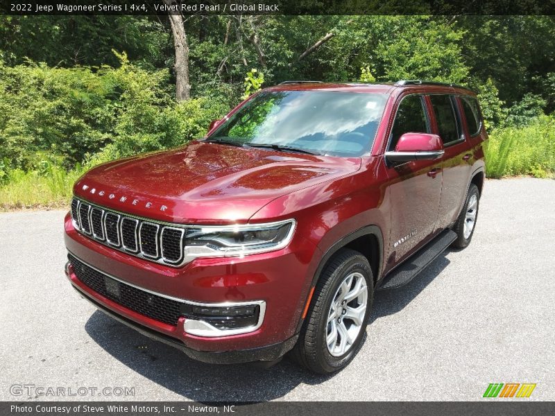 Velvet Red Pearl / Global Black 2022 Jeep Wagoneer Series I 4x4