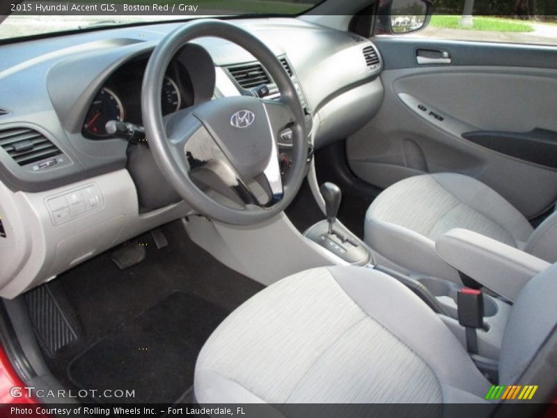  2015 Accent GLS Gray Interior