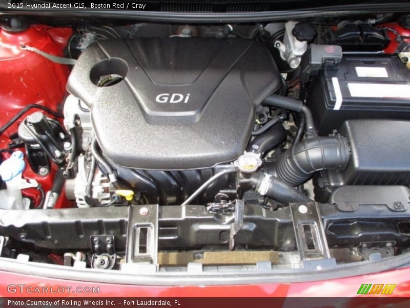  2015 Accent GLS Engine - 1.6 Liter GDI DOHC 16-Valve D-CVVT 4 Cylinder