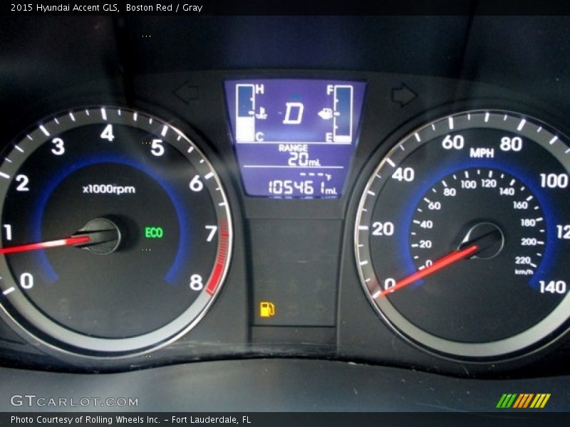  2015 Accent GLS GLS Gauges