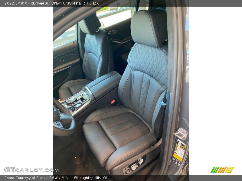 Dravit Gray Metallic / Black 2022 BMW X7 xDrive40i