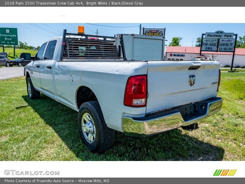 Bright White / Black/Diesel Gray 2018 Ram 3500 Tradesman Crew Cab 4x4