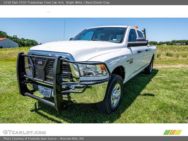 Bright White / Black/Diesel Gray 2018 Ram 3500 Tradesman Crew Cab 4x4