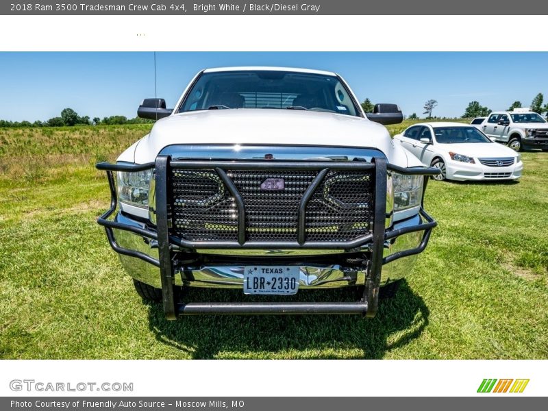 Bright White / Black/Diesel Gray 2018 Ram 3500 Tradesman Crew Cab 4x4