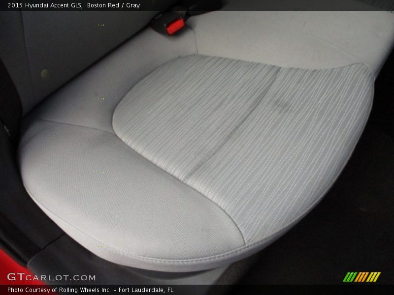 Boston Red / Gray 2015 Hyundai Accent GLS