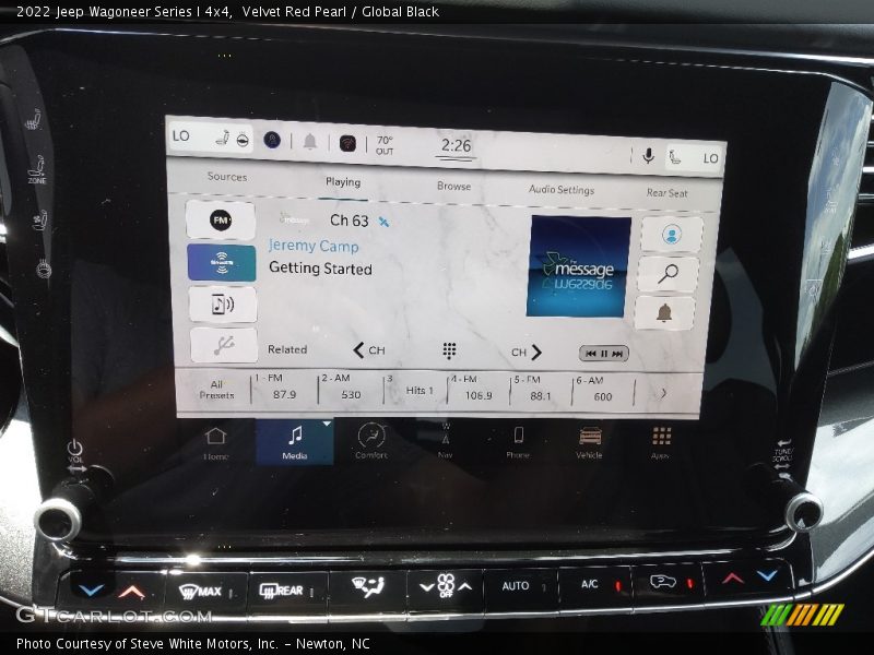 Velvet Red Pearl / Global Black 2022 Jeep Wagoneer Series I 4x4