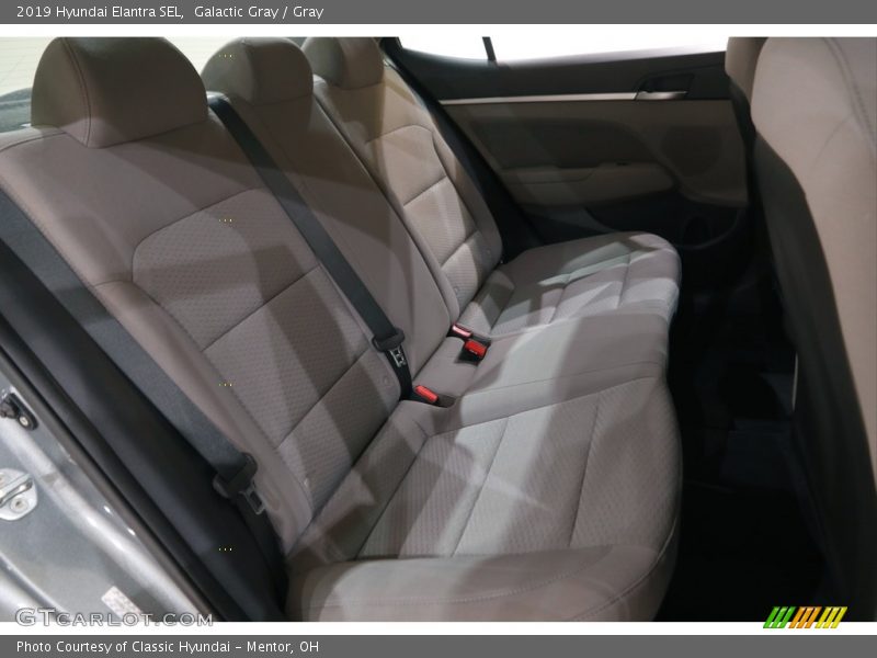 Galactic Gray / Gray 2019 Hyundai Elantra SEL