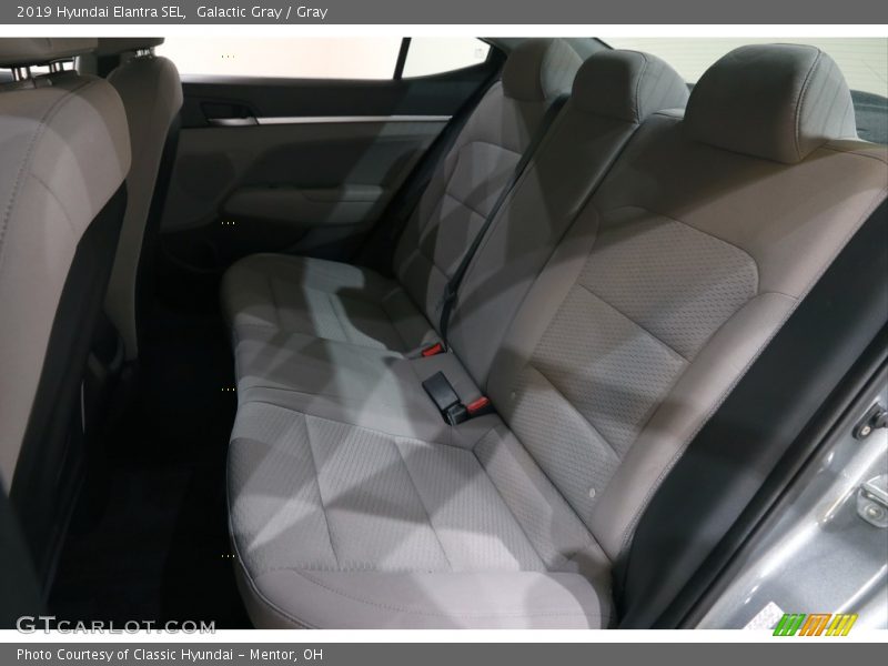 Galactic Gray / Gray 2019 Hyundai Elantra SEL