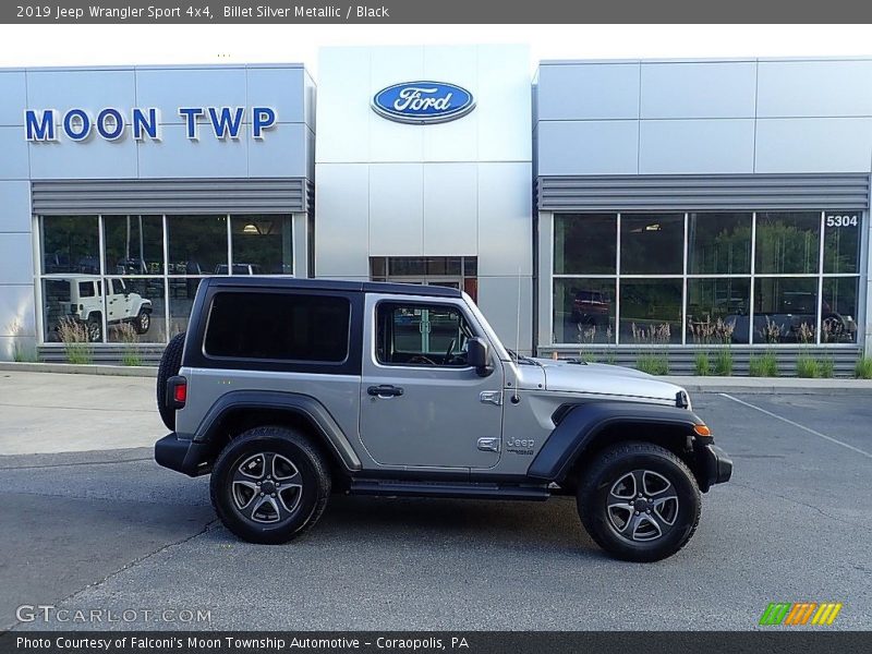 Billet Silver Metallic / Black 2019 Jeep Wrangler Sport 4x4