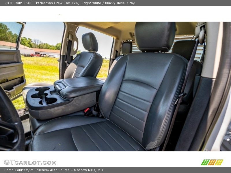 Bright White / Black/Diesel Gray 2018 Ram 3500 Tradesman Crew Cab 4x4