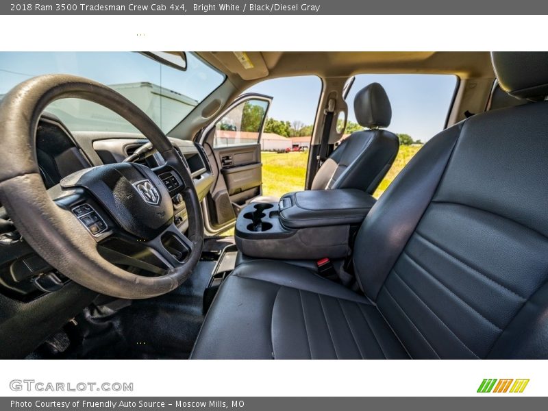 Bright White / Black/Diesel Gray 2018 Ram 3500 Tradesman Crew Cab 4x4
