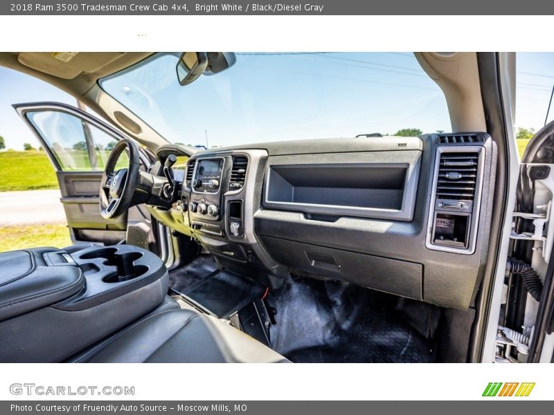 Bright White / Black/Diesel Gray 2018 Ram 3500 Tradesman Crew Cab 4x4