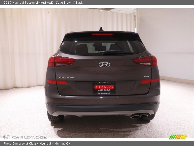 Sage Brown / Black 2019 Hyundai Tucson Limited AWD