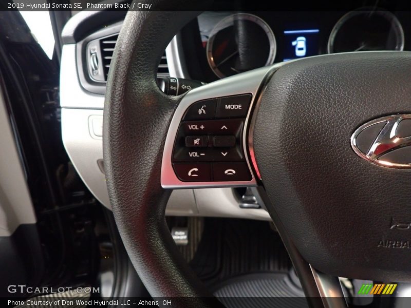 Phantom Black / Gray 2019 Hyundai Sonata SE