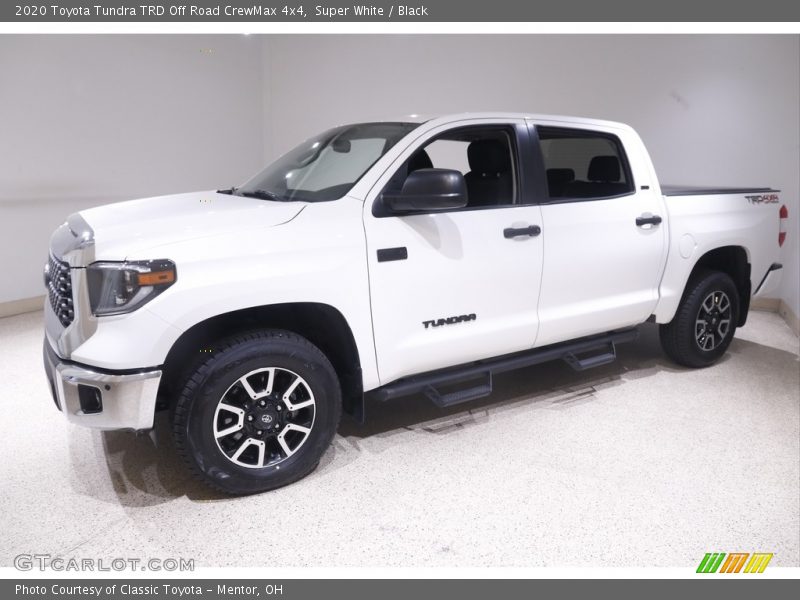 Super White / Black 2020 Toyota Tundra TRD Off Road CrewMax 4x4