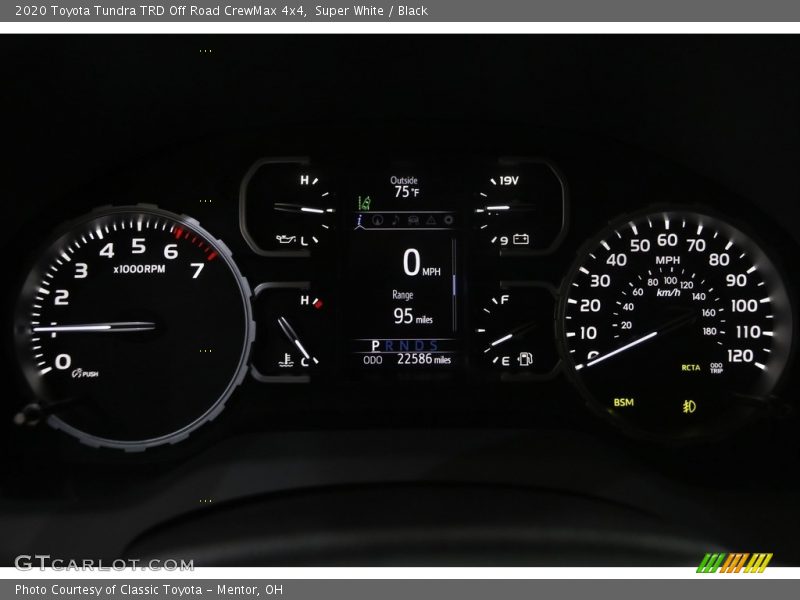 Super White / Black 2020 Toyota Tundra TRD Off Road CrewMax 4x4