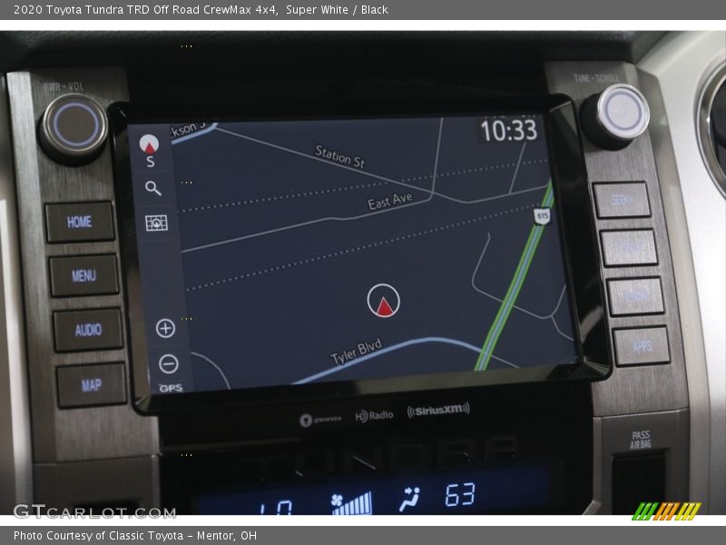 Super White / Black 2020 Toyota Tundra TRD Off Road CrewMax 4x4