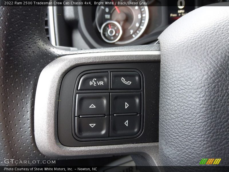 Bright White / Black/Diesel Gray 2022 Ram 2500 Tradesman Crew Cab Chassis 4x4
