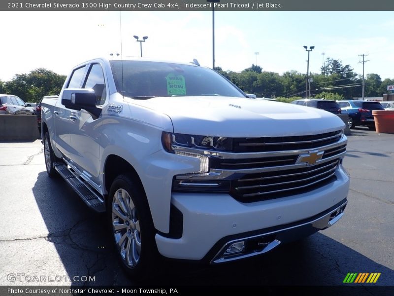 Iridescent Pearl Tricoat / Jet Black 2021 Chevrolet Silverado 1500 High Country Crew Cab 4x4
