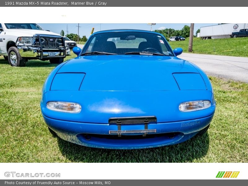 Mariner Blue / Gray 1991 Mazda MX-5 Miata Roadster