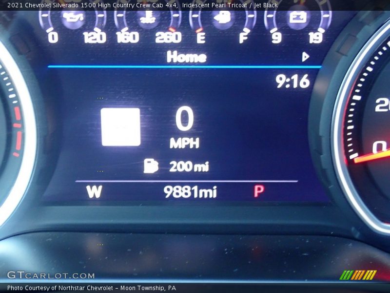 Iridescent Pearl Tricoat / Jet Black 2021 Chevrolet Silverado 1500 High Country Crew Cab 4x4