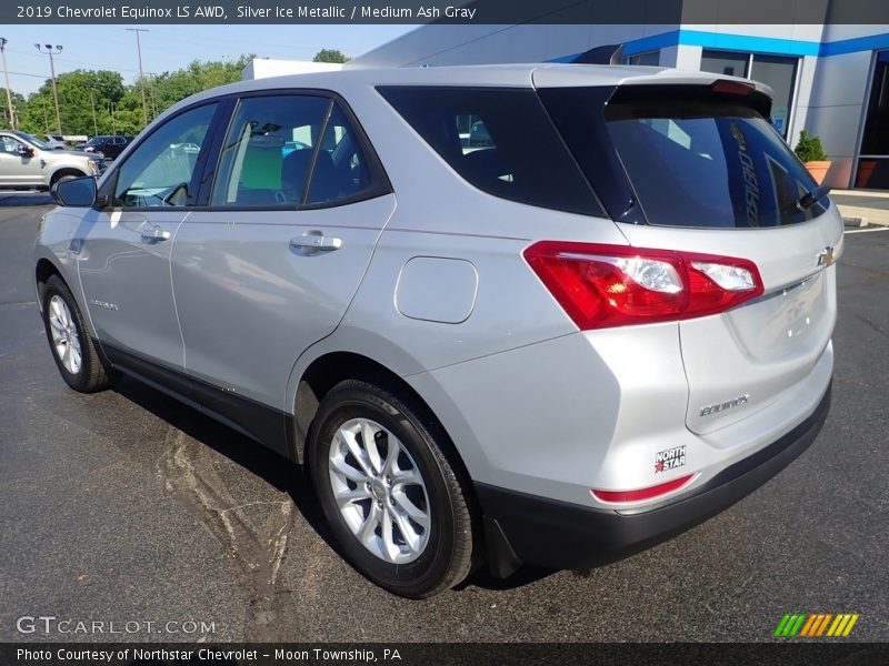 Silver Ice Metallic / Medium Ash Gray 2019 Chevrolet Equinox LS AWD