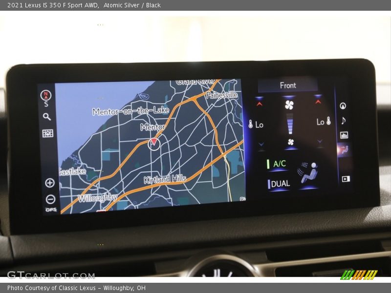 Navigation of 2021 IS 350 F Sport AWD
