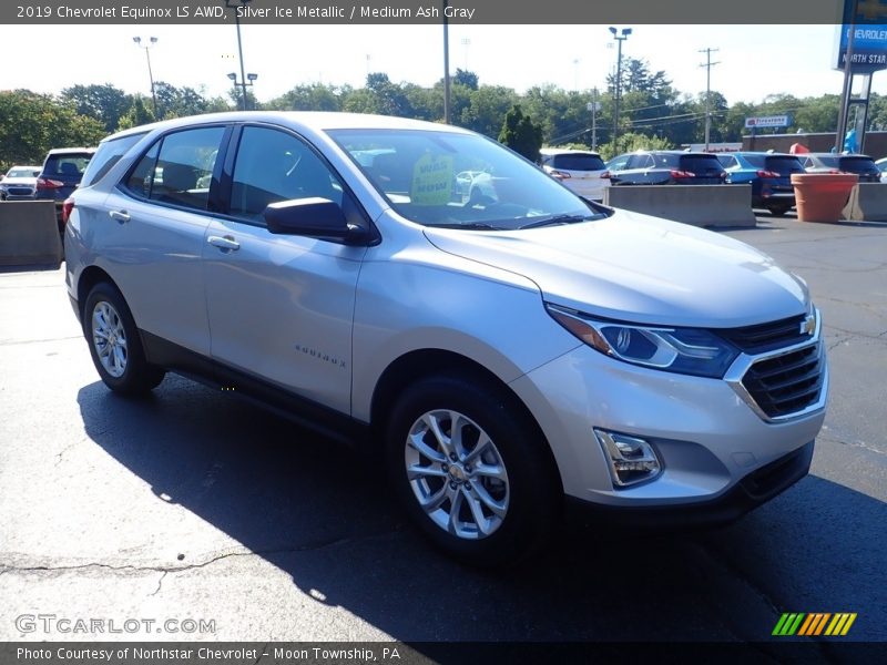 Silver Ice Metallic / Medium Ash Gray 2019 Chevrolet Equinox LS AWD