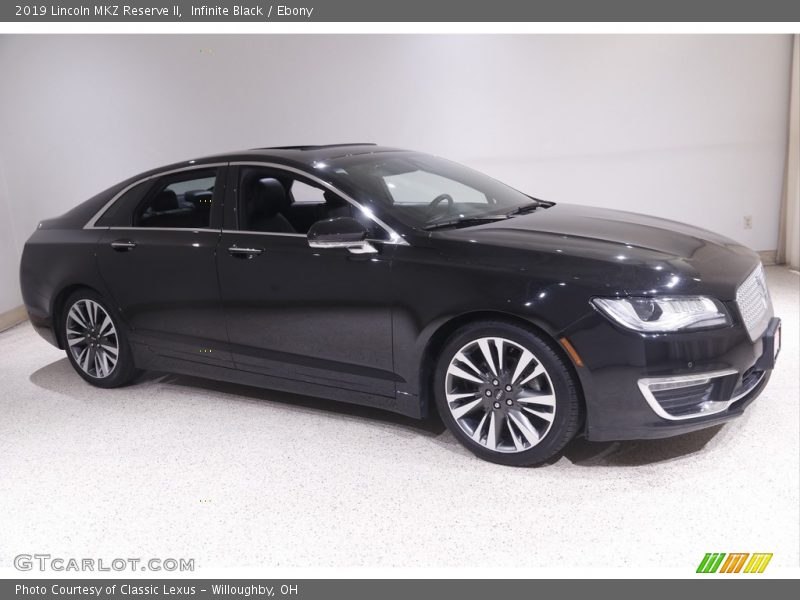 Infinite Black / Ebony 2019 Lincoln MKZ Reserve II